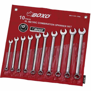 BOXO 10Pc XL Combination Spanner Set (10mm to 19mm)