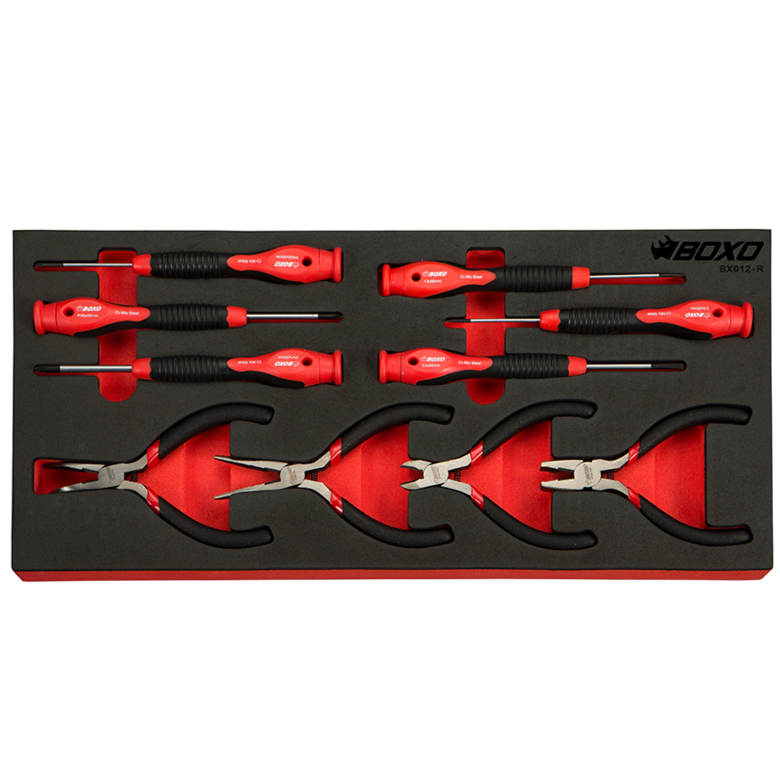 BOXO 10Pc Precision Screwdriver & Mini Pliers Set | Boxo UK