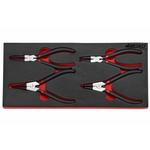 BOXO 4Pc Circlip Plier Set