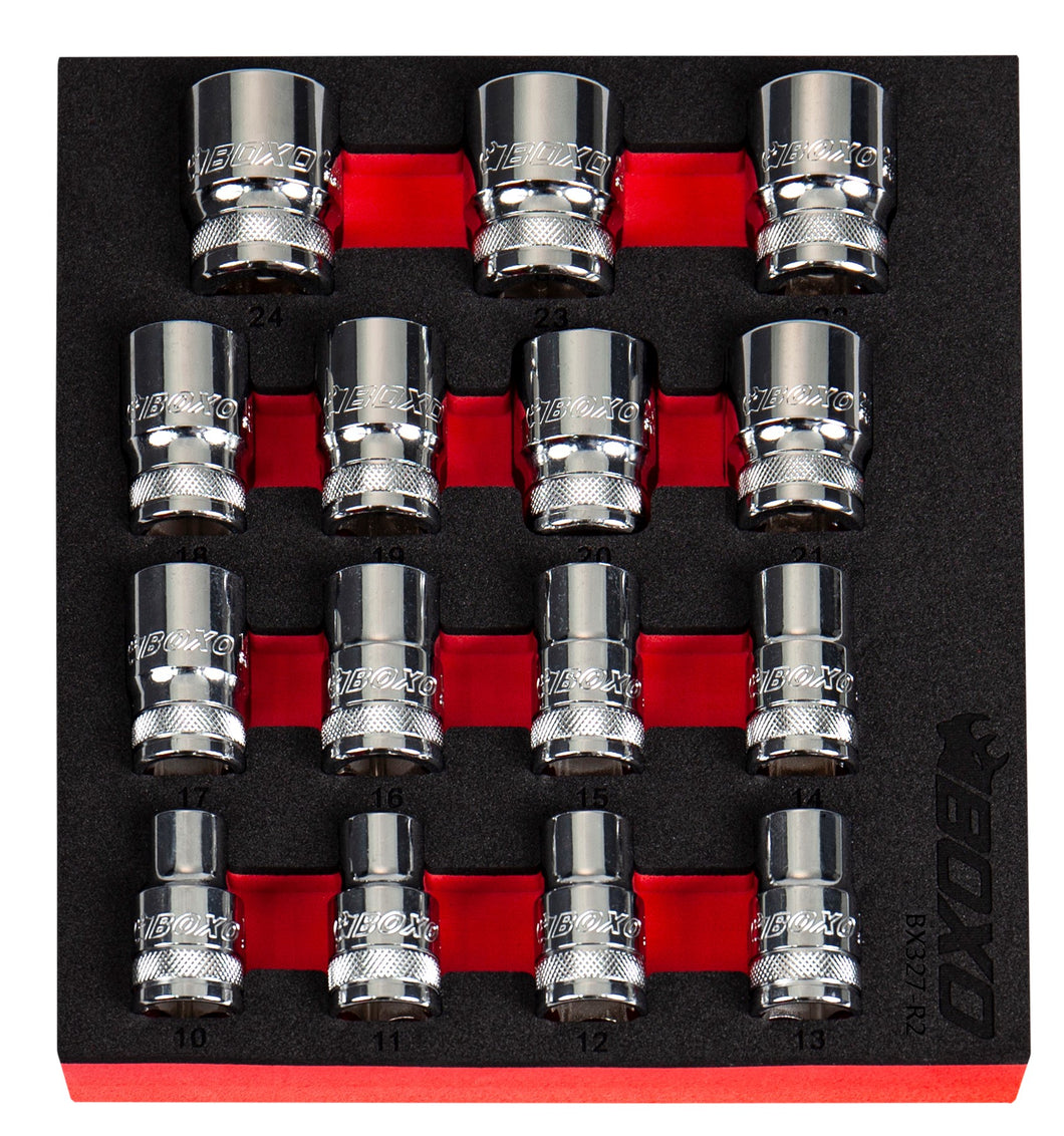 BOXO 15Pc 1/2" MULTIfix Spline Socket Set | Boxo UK