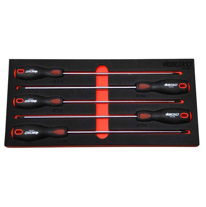 5pcs Long Reach Torx Screwdriver Set-Boxo-Equipment | Boxo UK