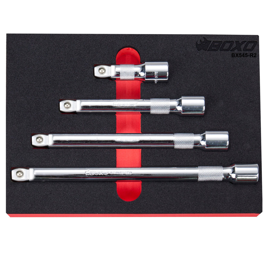 BOXO 4Pc 1/2" Wobble Extension Set | Boxo UK