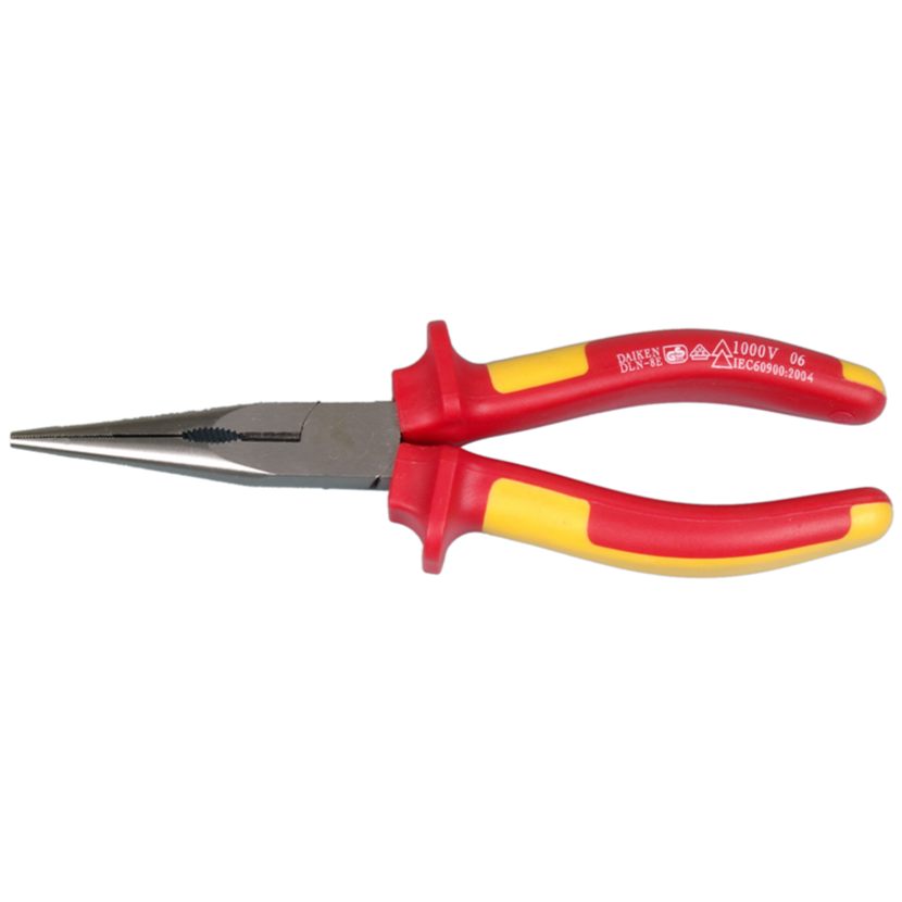 BOXO VDE 1000V Straight Long Nose Pliers - 8" | Boxo UK