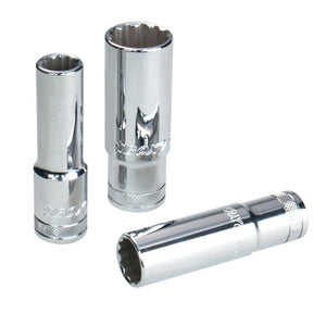 BOXO 1/4" 12PT Deep Socket - Imperial Sizes