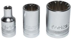 BOXO 1/4" MULTIfix Socket - Sizes 4mm to 14mm