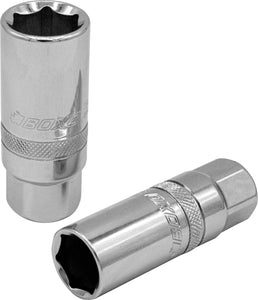 BOXO 3/8" Dr. Magnetic Spark Plug Socket - Various Sizes Available