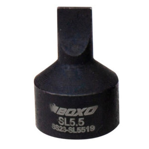 BOXO 1/4" Low Profile Impact Slotted Bit Socket - Sizes SL4 to SL5.5