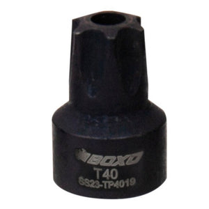 BOXO 1/4" Low Profile Impact Torx Tamperproof Bit Socket - Sizes TP30 to TP50