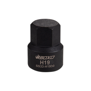 BOXO 3/8" Low Profile Impact Hex Bit Socket - Sizes H12 to H19